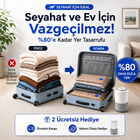 Travelly Vakumlu Valiz Torbası Seti