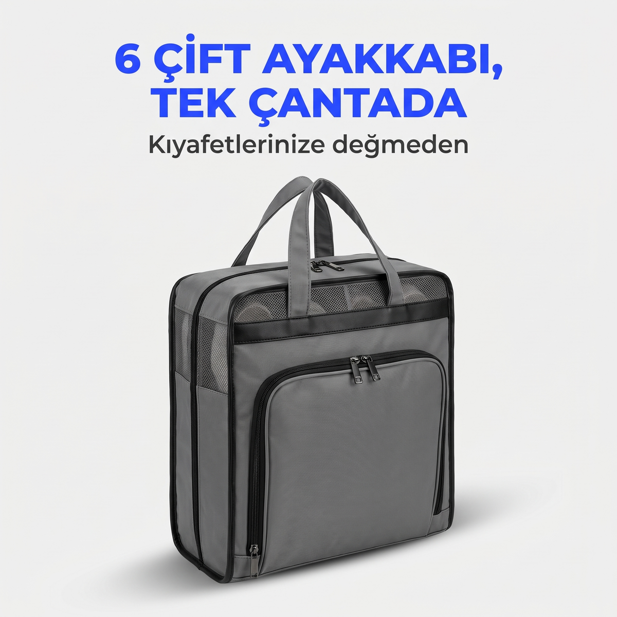 Travelly 6 bölmeli ayakkabı hurcu valiz içi organizer