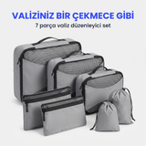 Travelly 7 parça valiz düzenleyici set bavul içi organizer