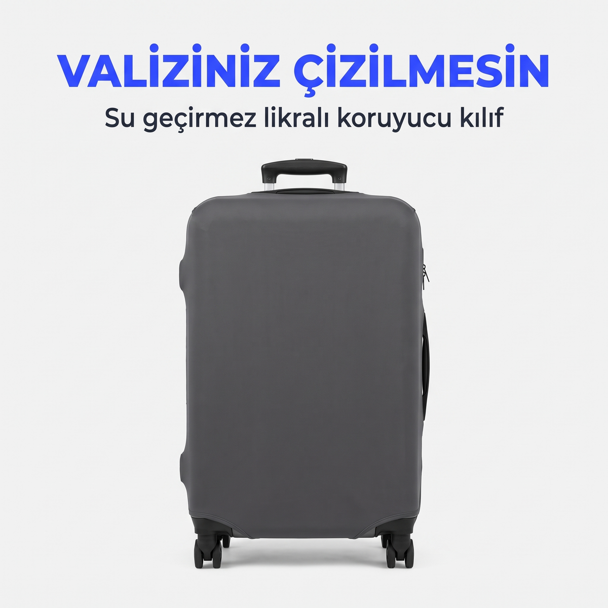 Travelly valiz koruyucu kılıfı su geçirmez likra