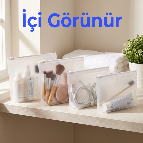 İçi görünür buzlu poşetler