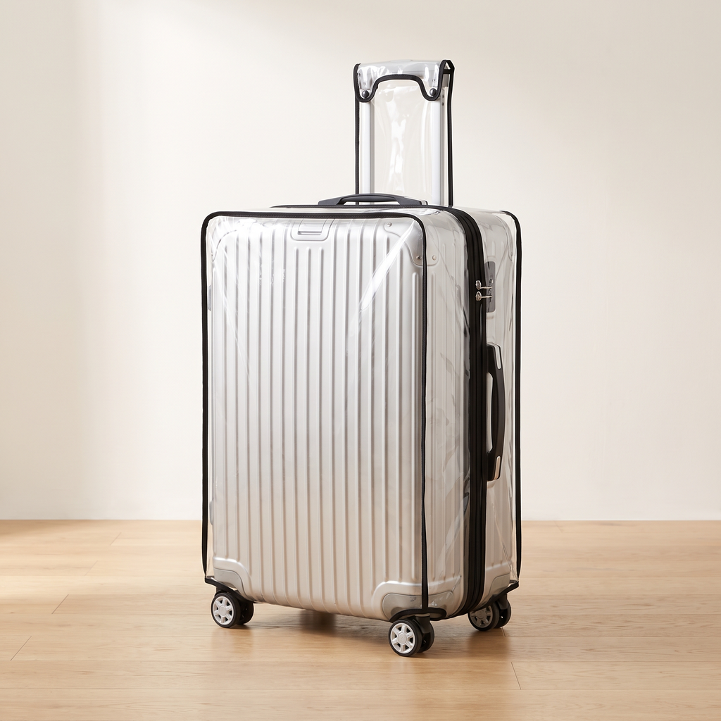 Travelly şeffaf valiz koruyucu kılıfı