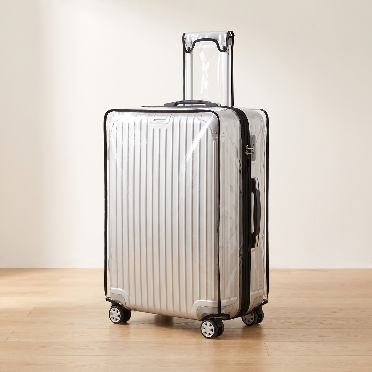 Travelly şeffaf valiz koruyucu kılıfı